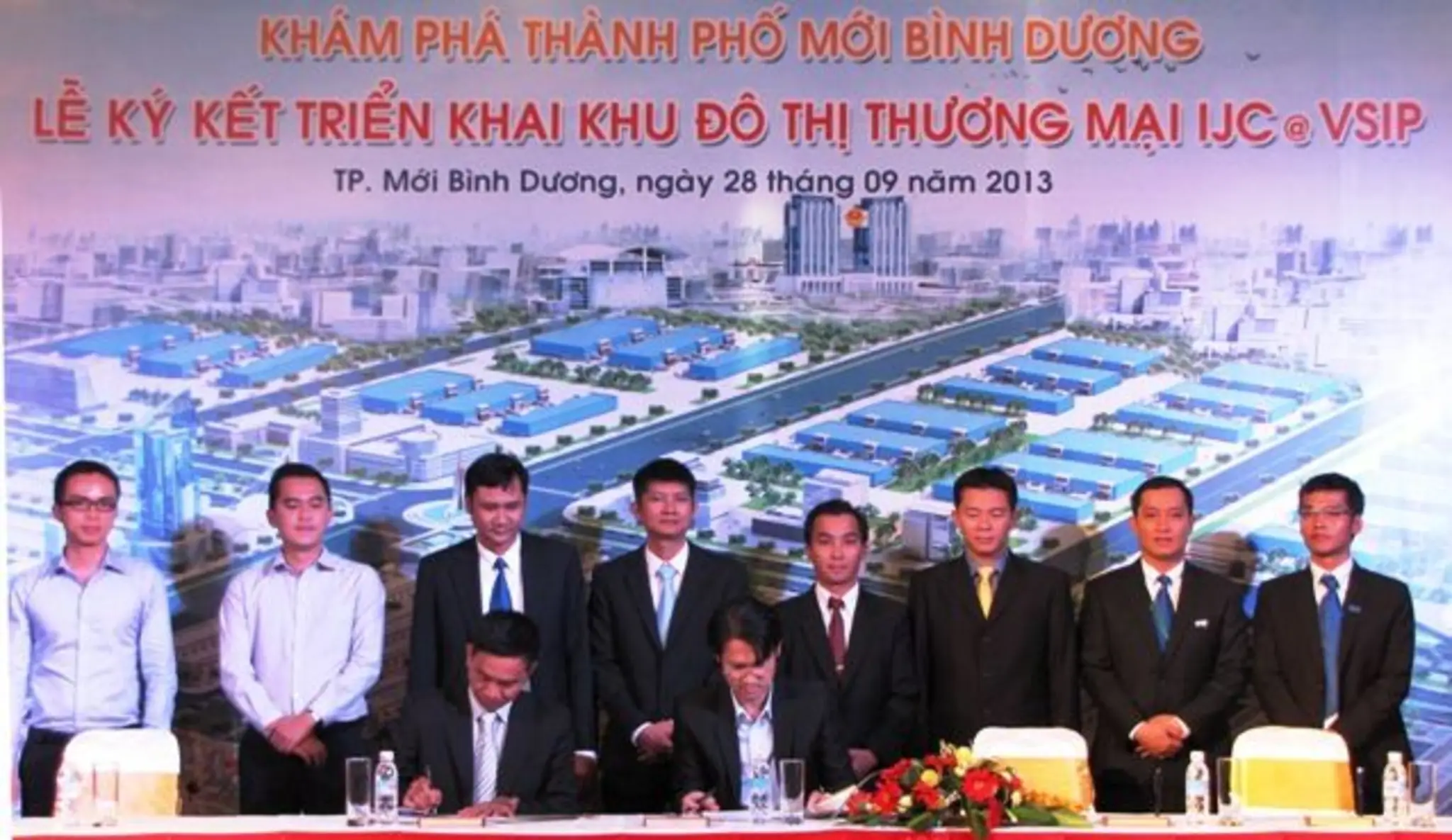 Lễ ký kết triển khai Khu Đô thị – Thương mại IJC@VSIP