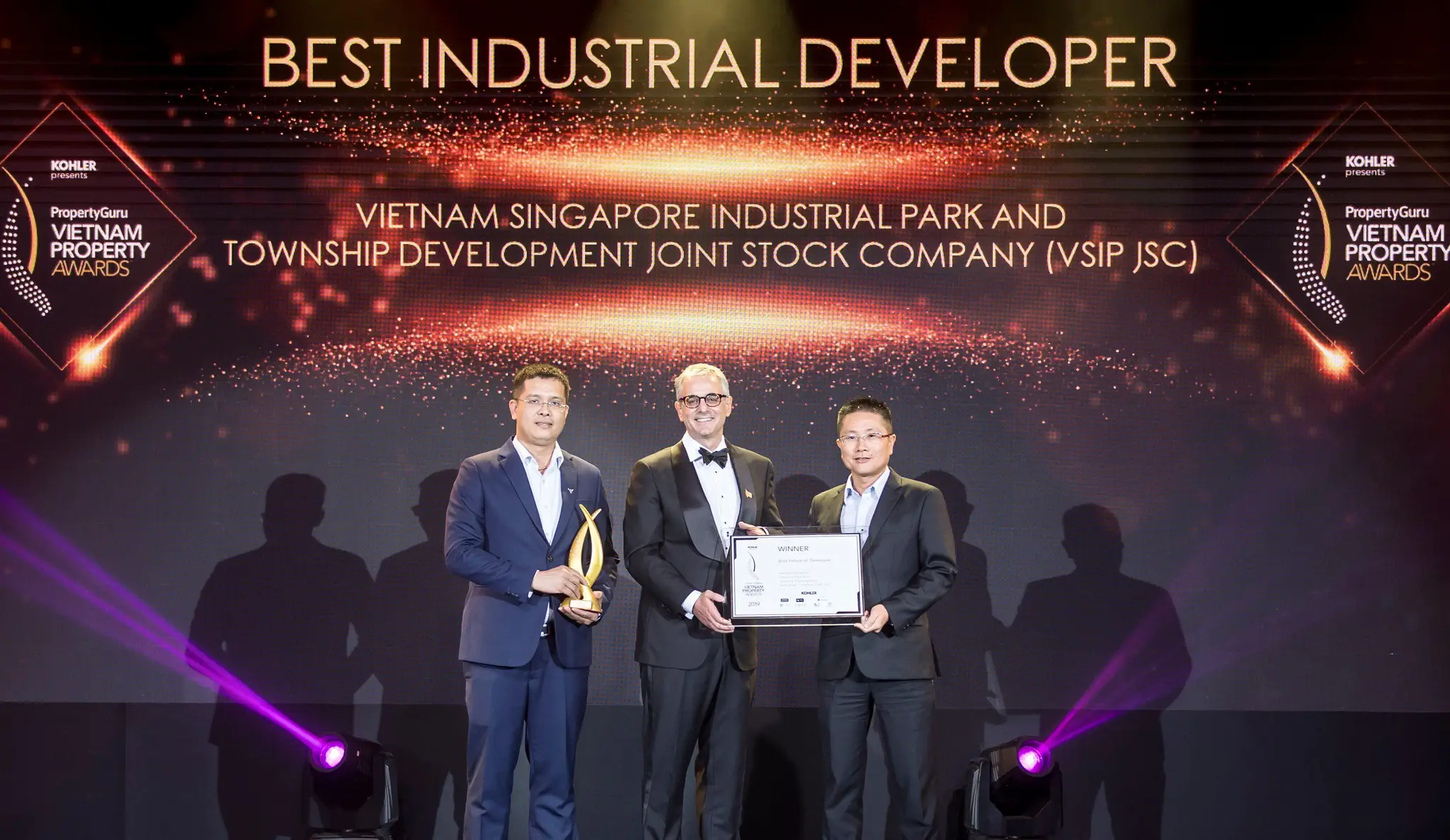 VSIP Đạt Nhiều Giải Thưởng Tại Giải Thưởng Bất Động Sản Việt Nam 2019