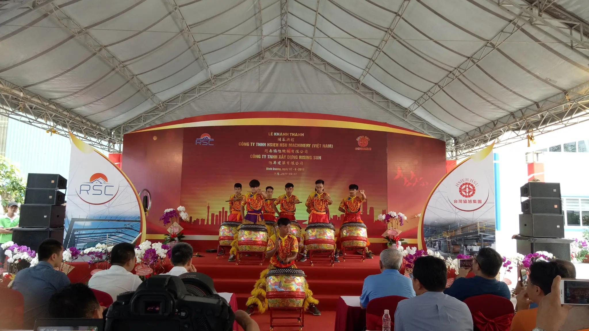 Lễ Khai trương Công ty TNHH Hsieh Hsu (Việt Nam) và Công ty TNHH Rising Sun Construction