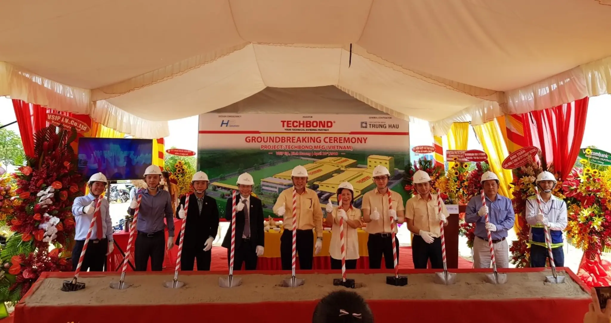 Lễ Động thổ Công ty TNHH Techbond MFG (Việt Nam) Company Limited