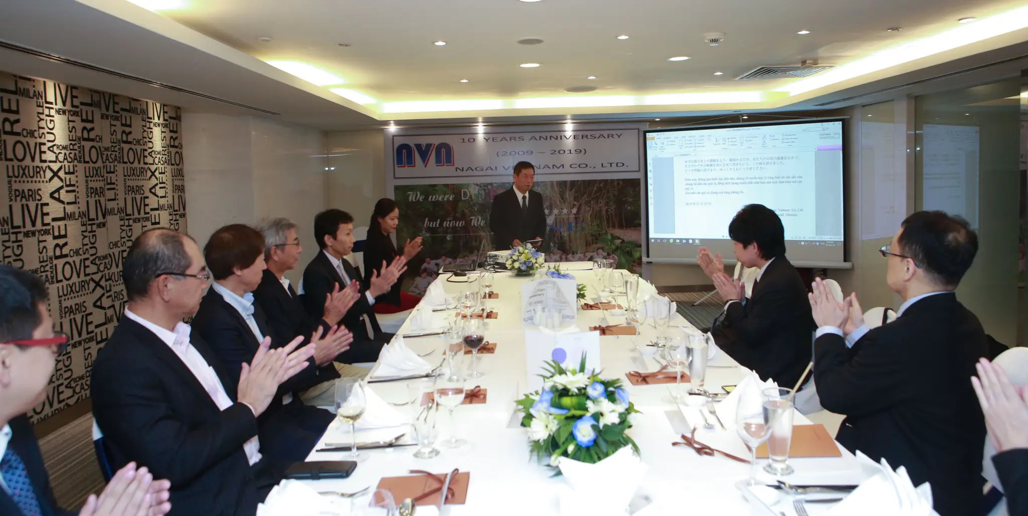 Lễ Kỷ Niệm 10 Năm Thành Lập của Công Ty TNHH Nagai Việt Nam