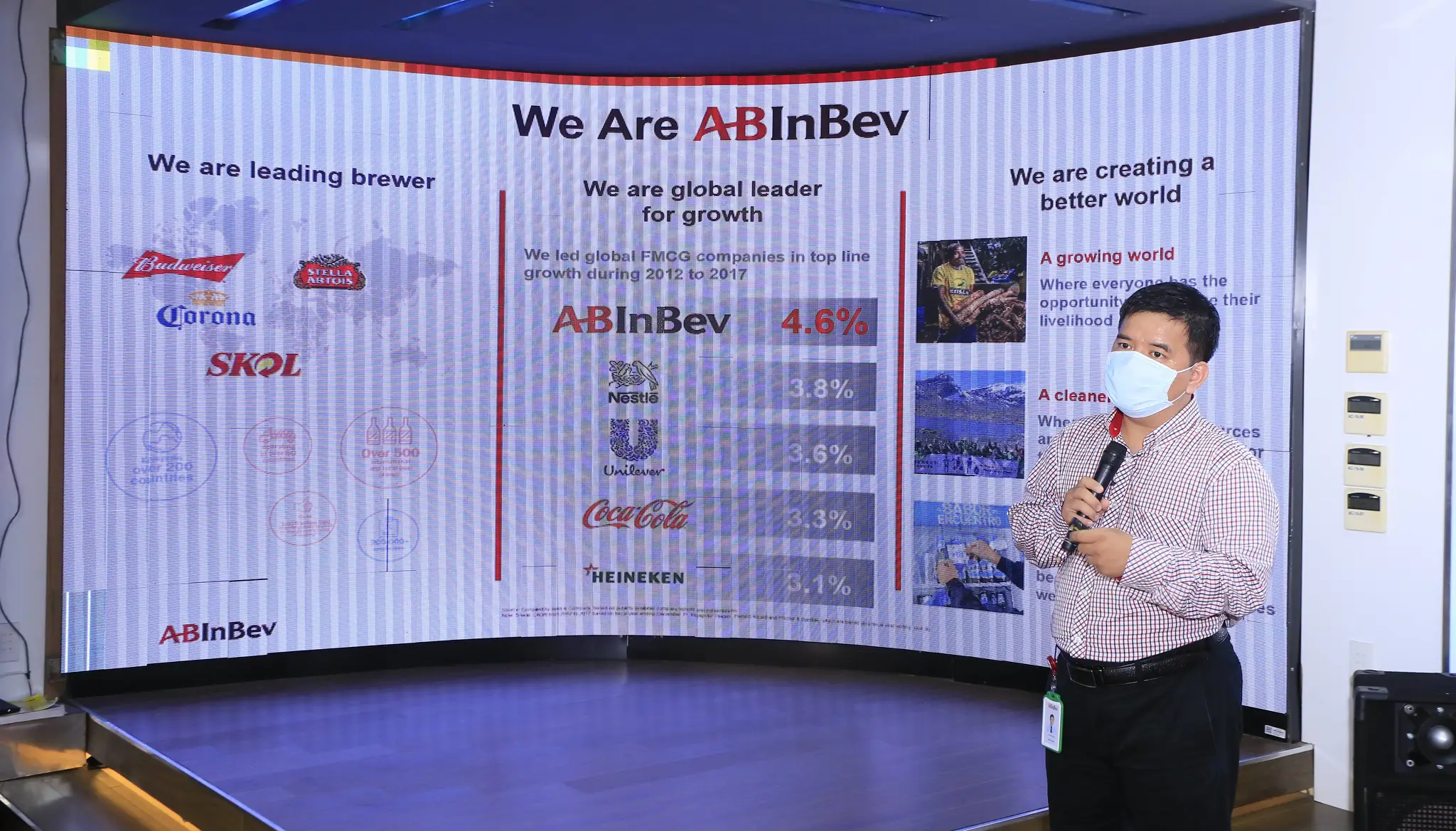 ANHEUSER-BUSCH INBEV VN ƯU TIÊN GẠO VIỆT, SỬ DỤNG NĂNG LƯỢNG TÁI TẠO
