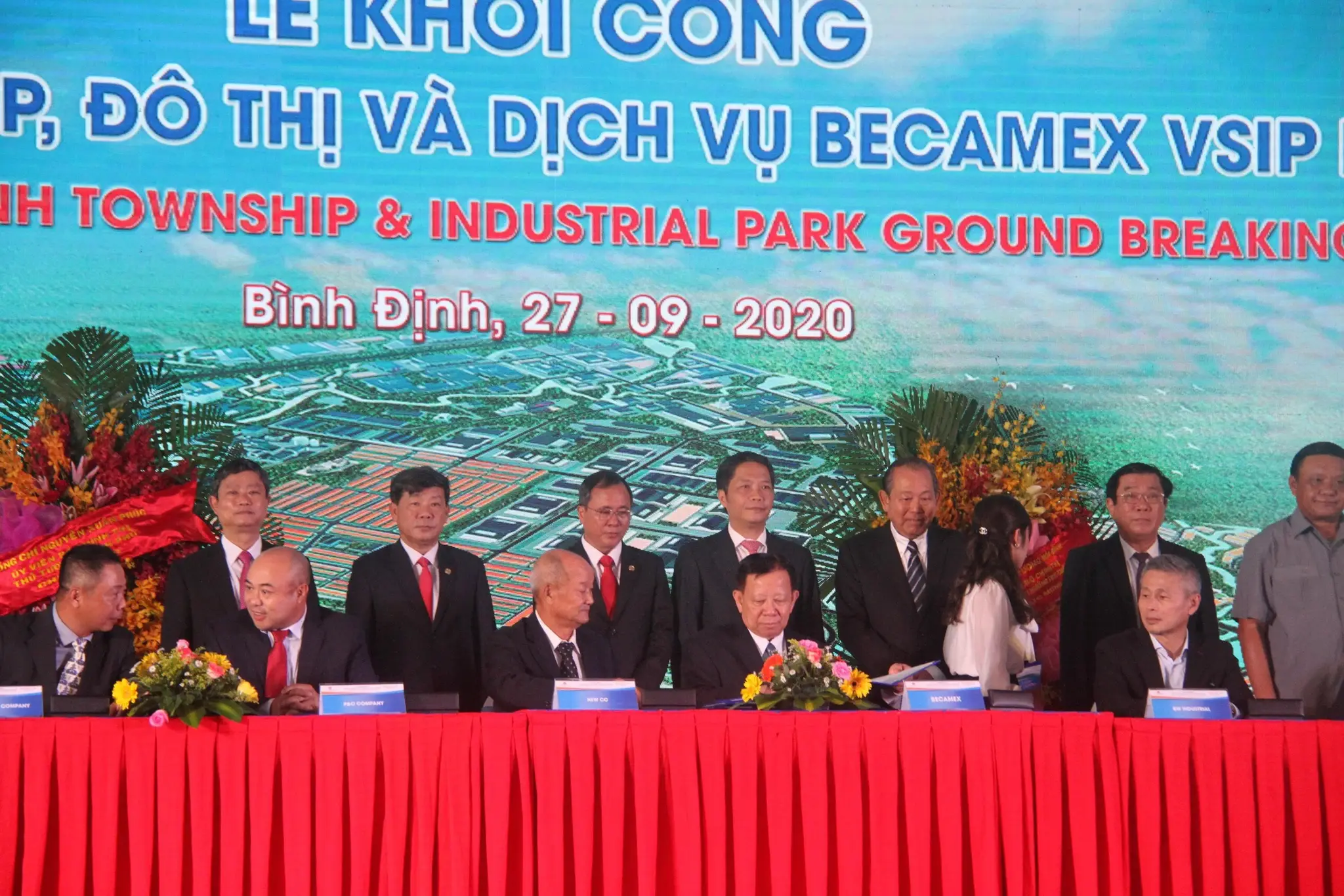 BECAMEX VSIP BINH DINH TOWNSHIP & IP BREAKS THE GROUND