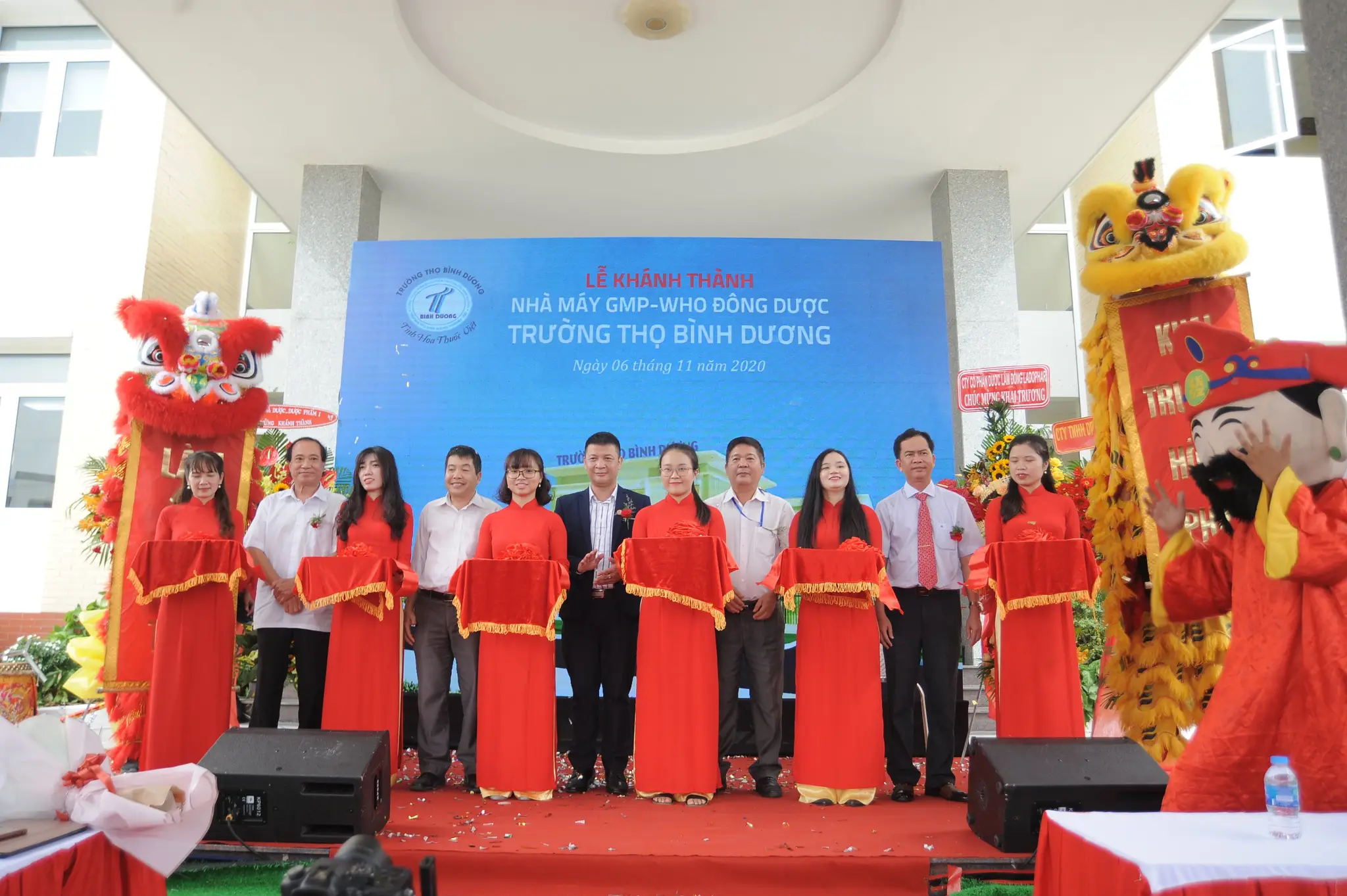 LỄ KHÁNH THÀNH CÔNG TY CỔ PHẦN DƯỢC PHẨM TRƯỜNG THỌ BÌNH DƯƠNG