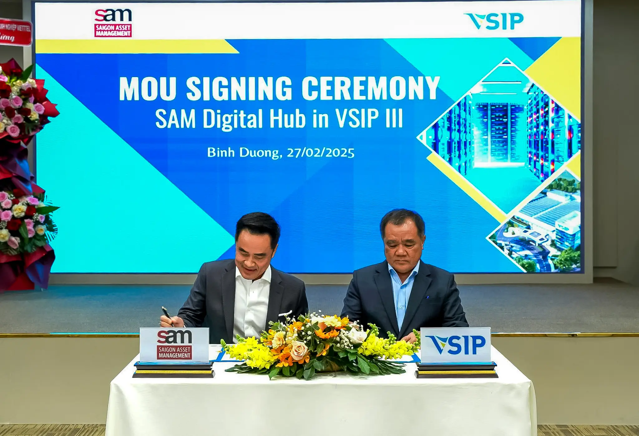 LỄ KÍ KẾT BIÊN BẢN GHI NHỚ GIỮA VSIP VÀ SAIGON ASSET MANAGEMENT (SAM)